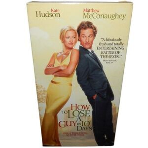 HOW TO LOSE A GUY IN 10 DAYS Kate Hudson Matthew McConaughey vintage VHS